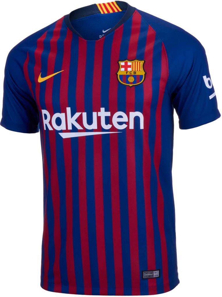 Nike Barcelona Home Jersey 2018-19 - SoccerPro