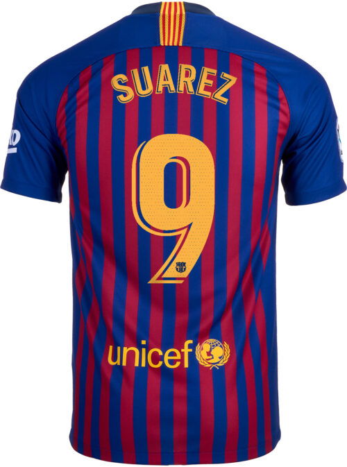 2018/19 Nike Luis Suarez Barcelona Home Jersey
