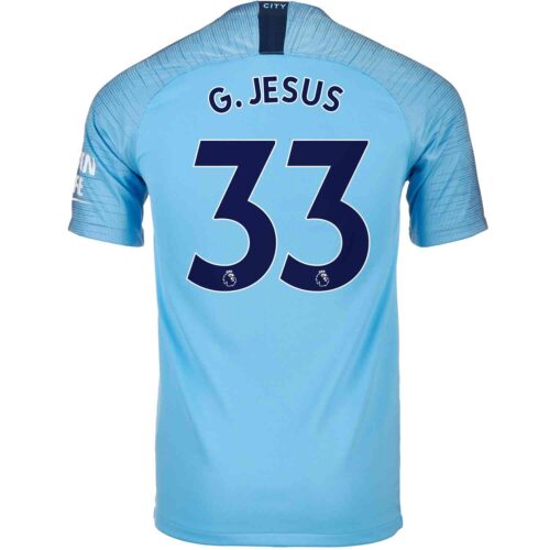 2018/19 Nike Gabriel Jesus Manchester City Home Jersey
