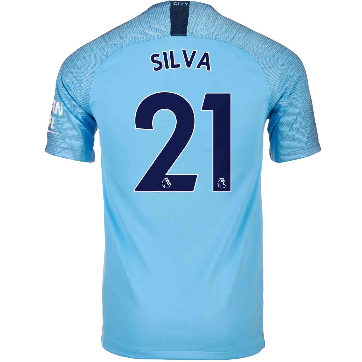 David Silva Manchester City Home Jersey 