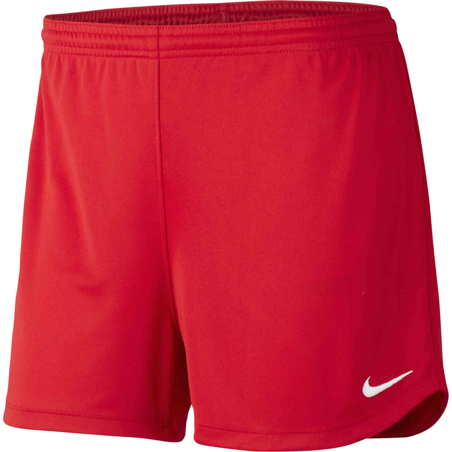 Womens Nike Park II Shorts - Scarlet - SoccerPro