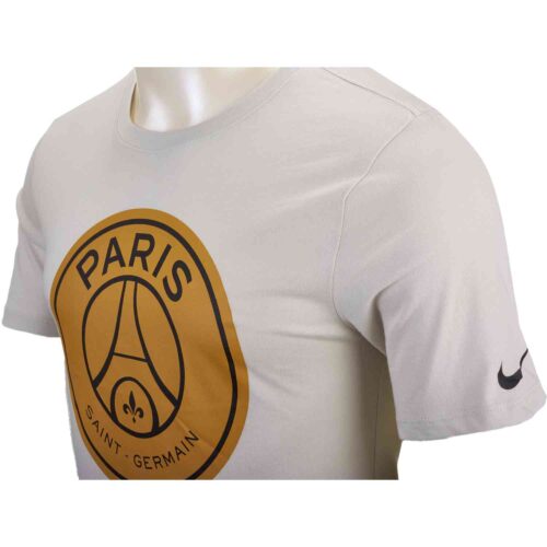 Nike PSG Large Crest Tee – Light Bone