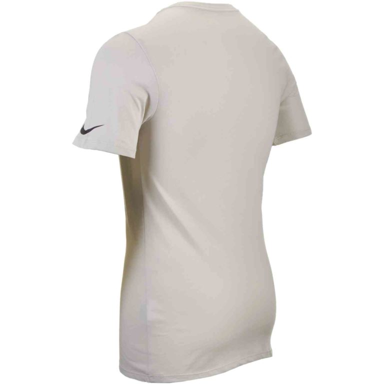 Nike PSG Large Crest Tee - Youth - Light Bone - SoccerPro