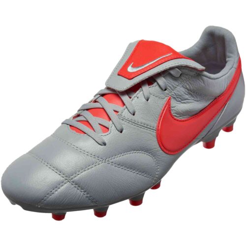 Nike Premier II FG – Wolf Grey/Light Crimson