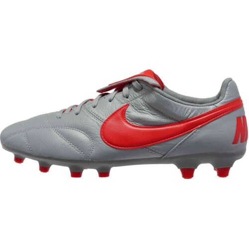 Nike Premier II FG – Wolf Grey/Light Crimson