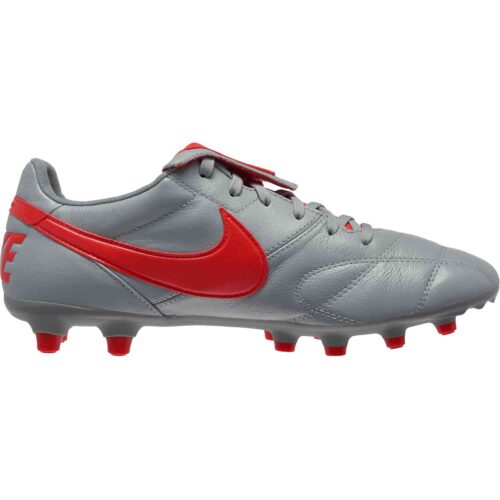 Nike Premier II FG – Wolf Grey/Light Crimson