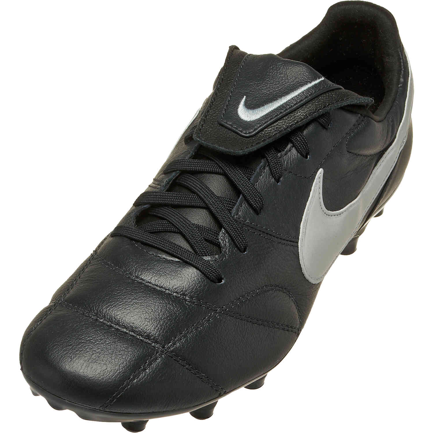 Nike Premier II FG - Off Noir & Metallic Silver with Black - SoccerPro