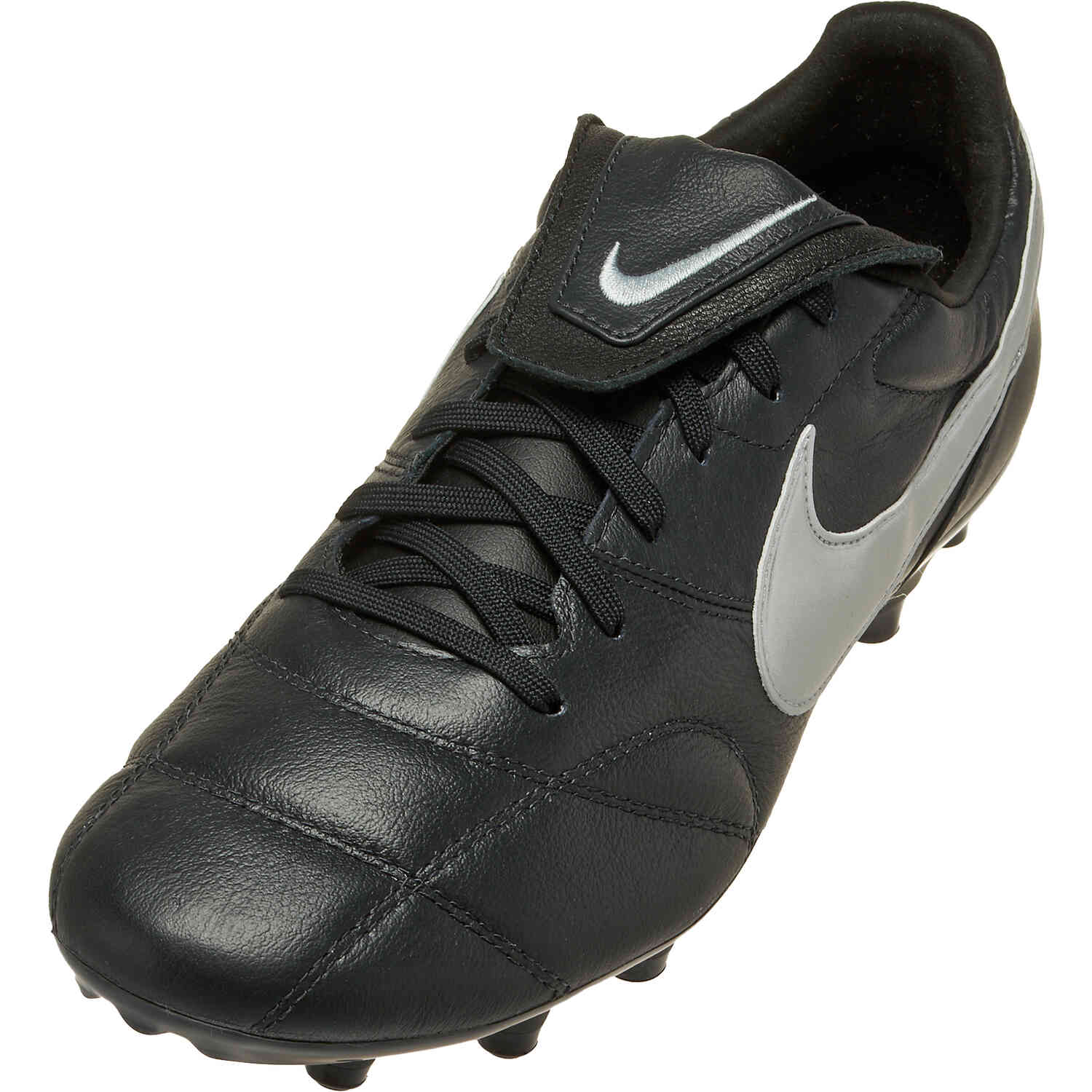 Nike Premier II FG Off Noir Metallic Silver with Black SoccerPro