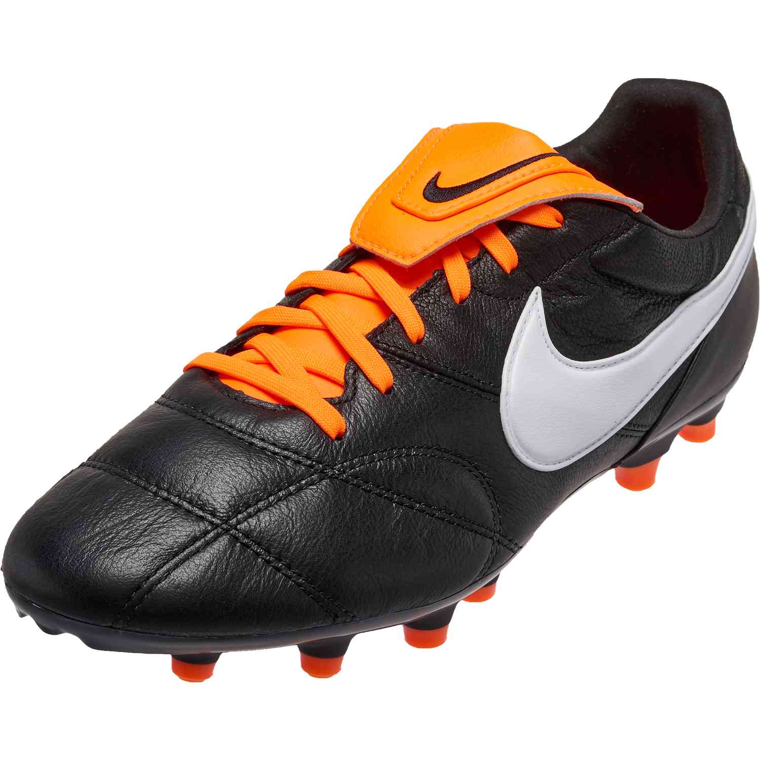 Nike premier hotsell black orange