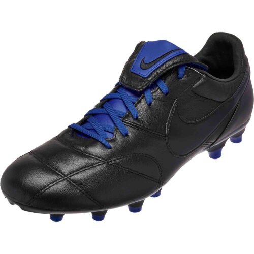 Nike Premier II FG – Black/Black/Racer Blue