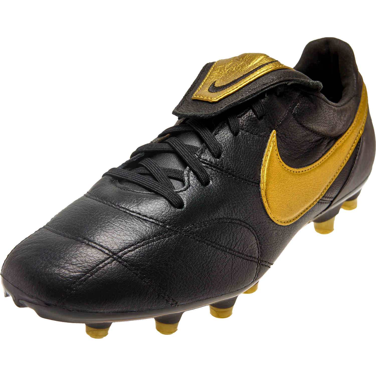 black and gold soccer cleats nike