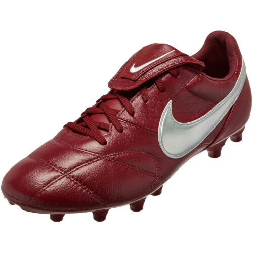 Nike Premier II FG – Team Red/Metallic Silver/Team Red