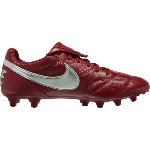 Nike Premier II FG – Team Red/Metallic Silver/Team Red