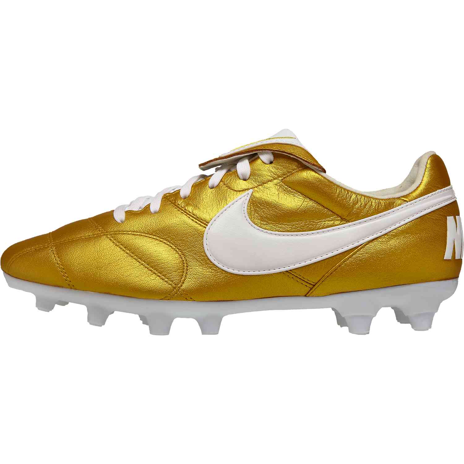 Avispón empieza la acción discordia The Nike Premier II FG - Metallic Vivid Gold/White - SoccerPro