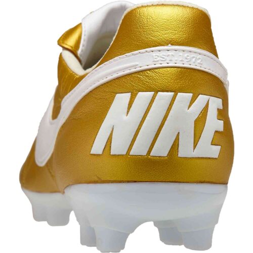 The Nike Premier II FG – Metallic Vivid Gold/White