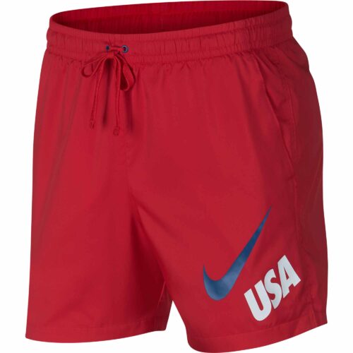 Nike USA Woven Flow Shorts – University Red/Gym Blue
