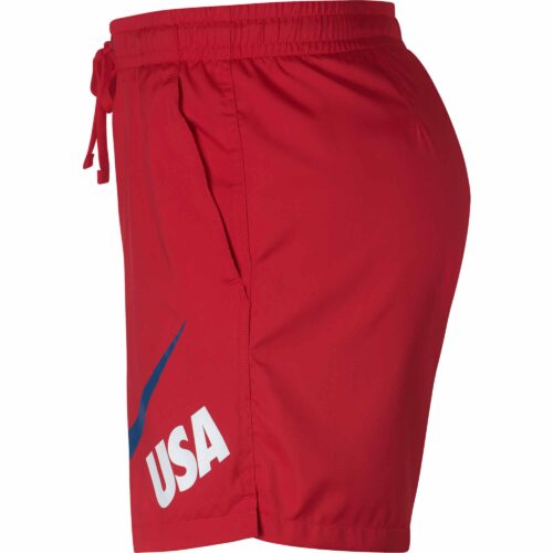 Nike USA Woven Flow Shorts – University Red/Gym Blue