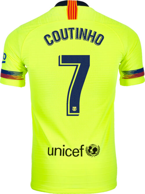2018/19 Nike Philippe Coutinho Barcelona Away Match Jersey