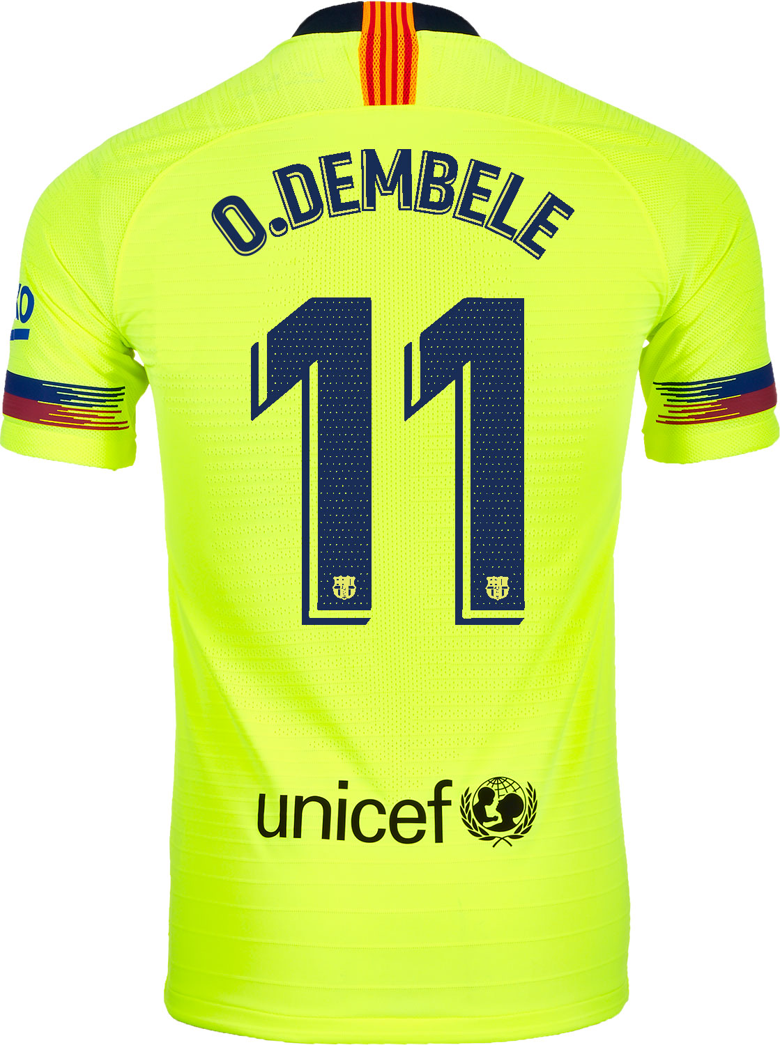 2018/19 Nike Ousmane Dembele Barcelona Away - SoccerPro
