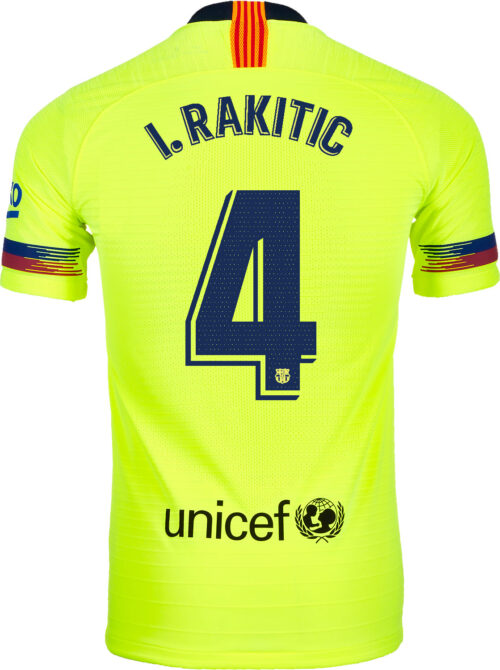 2018/19 Nike Ivan Rakitic Barcelona Away Match Jersey