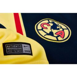 Nike Club America Home Jersey - Lemon Chiffon/Gym Red/Armory Navy -  SoccerPro