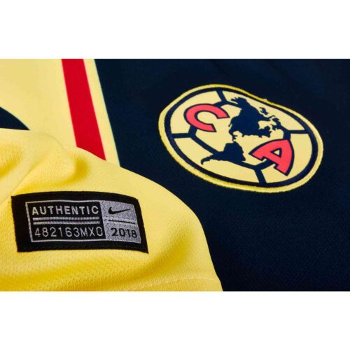 Nike Club America Home Jersey – Lemon Chiffon/Gym Red/Armory Navy