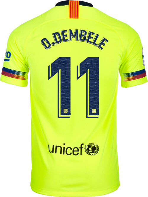 2018/19 Nike Ousmane Dembele Barcelona Away Jersey