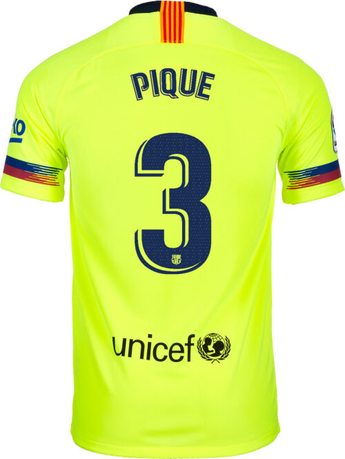 2018/19 Nike Gerard Pique Barcelona Away Jersey