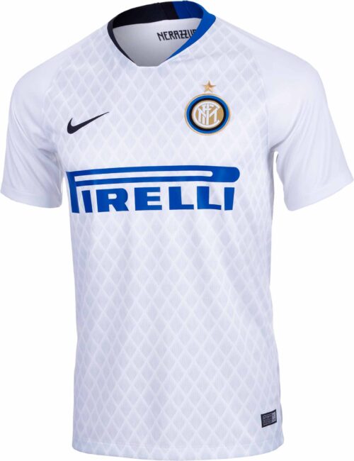 2018/19 Nike Inter Milan Away Jersey – White/Black