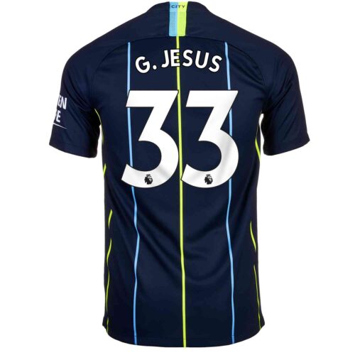 2018/19 Nike Gabriel Jesus Manchester City Away Jersey