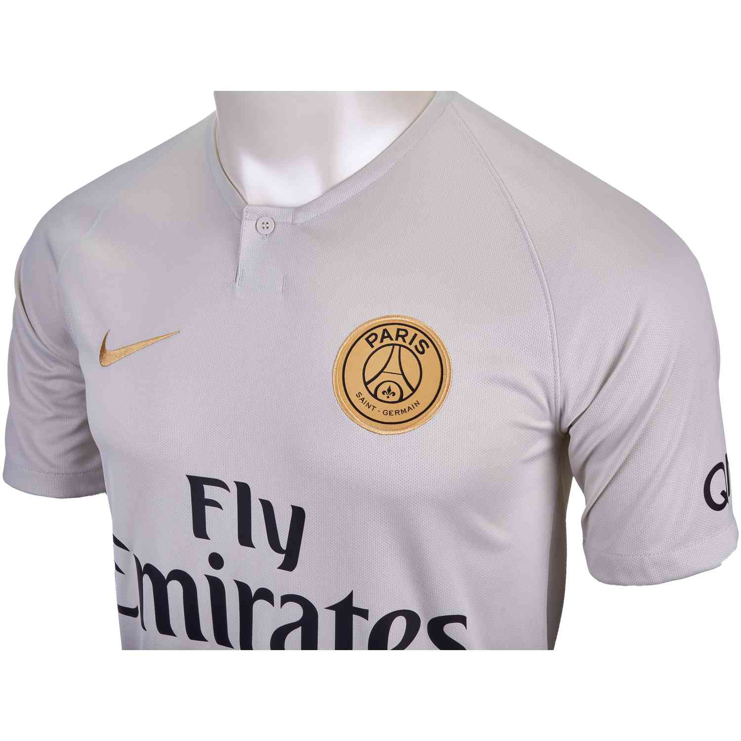Nike PSG Away Jersey  Light Bone/Truly Gold  SoccerPro