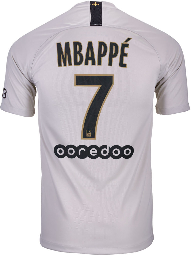 2018/19 Nike Kylian Mbappe PSG Away Jersey  SoccerPro