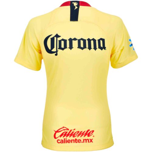 Nike Club America Home Jersey – Womens – Lemon Chiffon/Gym Red/Armory Navy