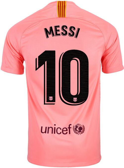 2018/19 Kids Nike Lionel Messi Barcelona 3rd Jersey