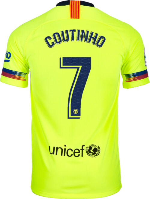 2018/19 Kids Nike Philippe Coutinho Barcelona Away Jersey