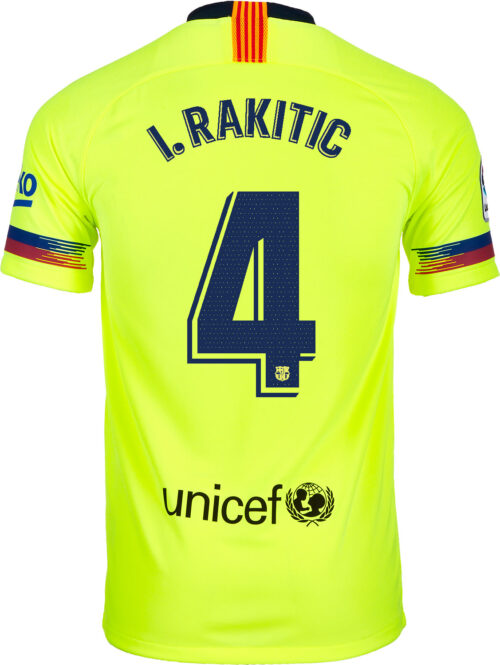 2018/19 Kids Nike Ivan Rakitic Barcelona Away Jersey