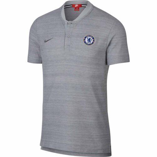 Nike Chelsea Grand Slam Polo – Wolf Grey/Anthracite