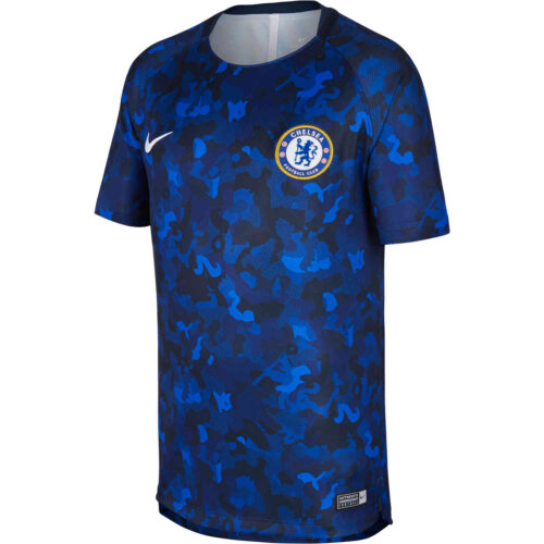 Kids Nike Chelsea Pre-match Top – Hyper Cobalt/Rush Blue