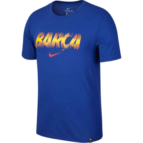 Nike Barcelona Preseason Tee – Deep Royal Blue