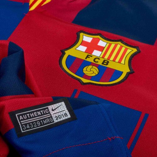 Nike and Barcelona 20th Anniversary Home Jersey – Youth