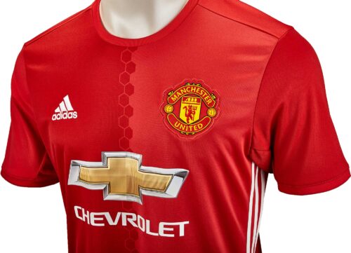 2016/17 adidas Kids Manchester United Home Jersey