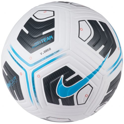 Nike Academy Soccer Ball – White & Black with Blue