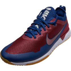 blue red and white nike