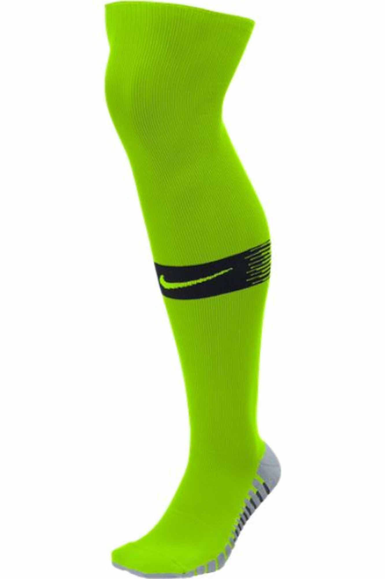 Nike Team Matchfit Soccer Socks - Volt/Black - SoccerPro