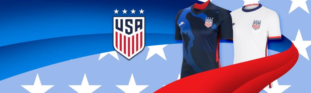 Logo Navy U.S Soccer Mens National Team Womens OTS Rival V-Neck Tee X-Large