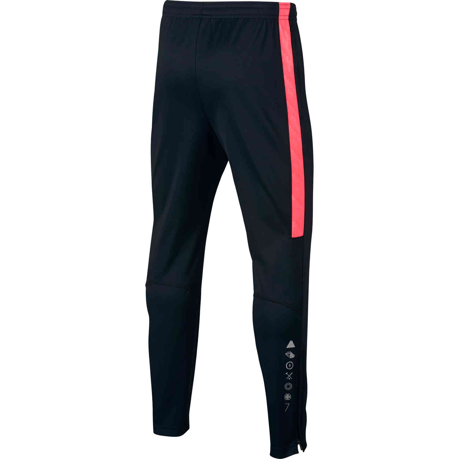 Nike CR7 Dry Pant - Youth Black/Hot Punch - SoccerPro