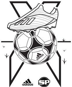 SoccerPro Coloring Pages - adidas X