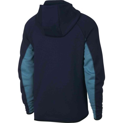 Nike Chelsea Techfleece Hoodie – Obsidian/Celestial Teal