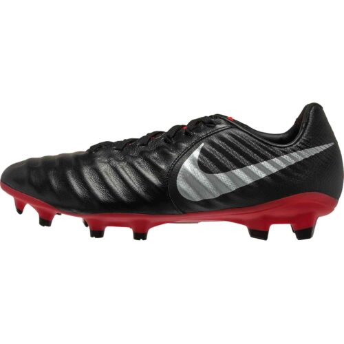 Nike Tiempo Legend 7 Pro FG – Black/Metallic Silver/Light Crimson