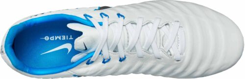 Nike Tiempo Legend VII Pro FG – White/Metallic Cool Grey/Blue Hero